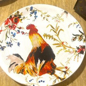 Williams- Sonoma Rooster Plate 2008